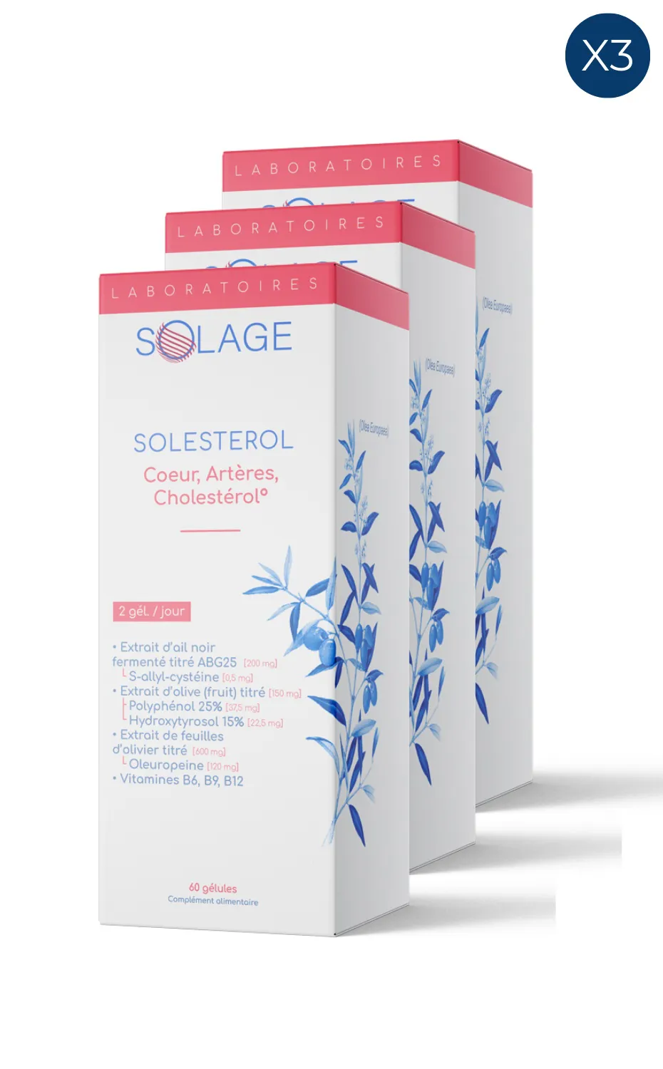 Pack 3x Solesterol